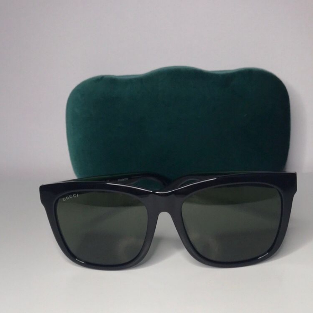 - 💯 - Authentic New Gucci GG0057SK 002 56 GG0057SK Men's Sunglasses - Picture 4 of 12